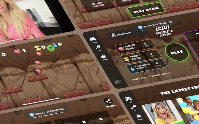 The Game Master Network mobile app