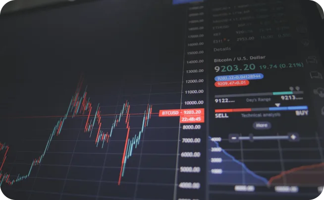 photo of the stock market