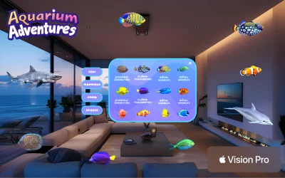 Aquarium Adventures: Apple Vision Pro