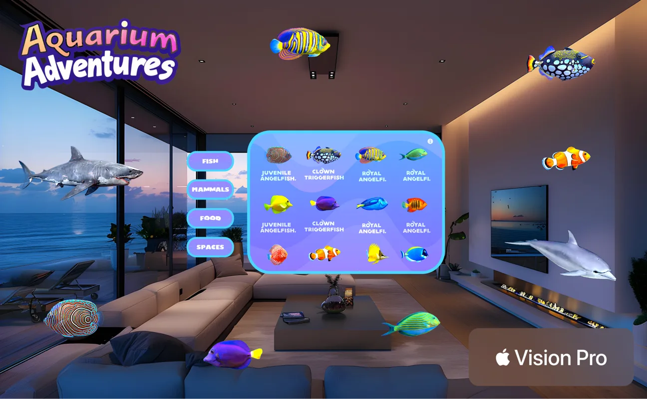 aquarium adventures vision pro