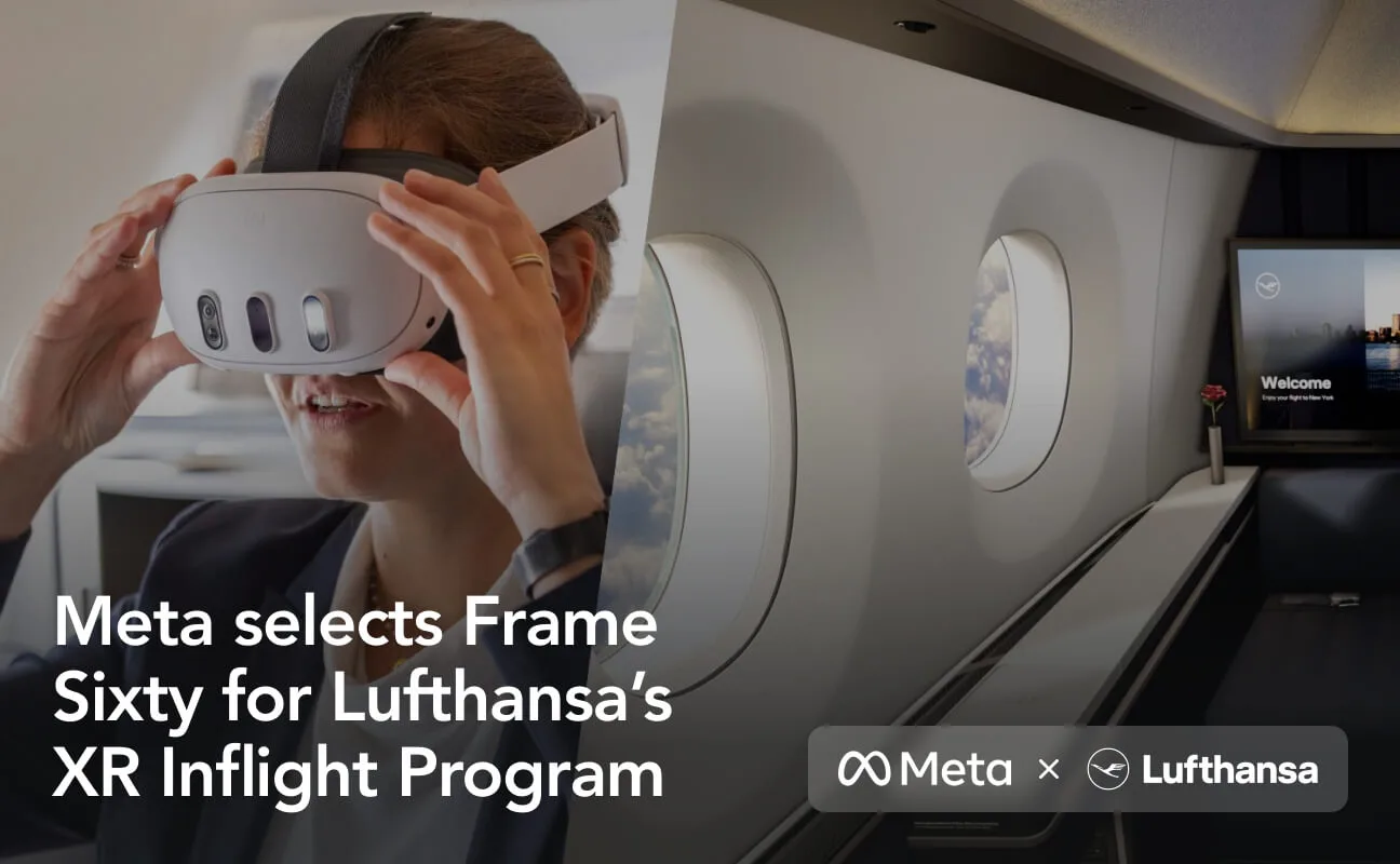 a person wearing a meta quest headset on a plane