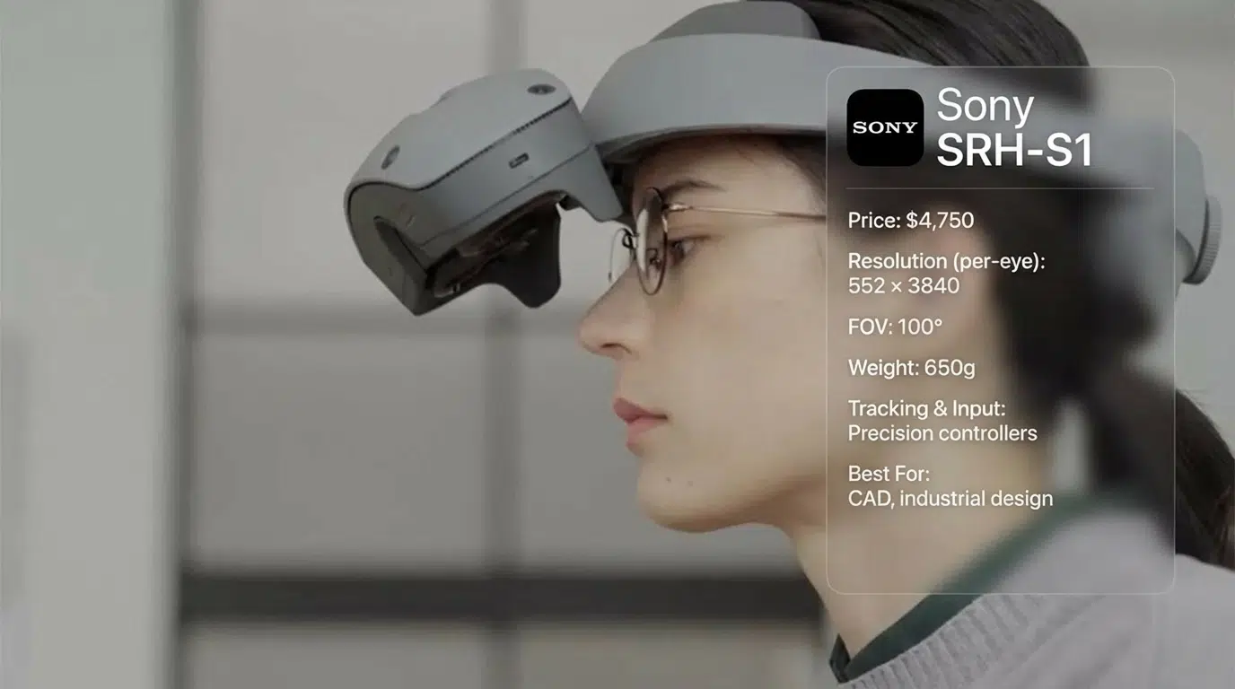 Lenovo ThinkReality VRX in a corporate training scenario.
